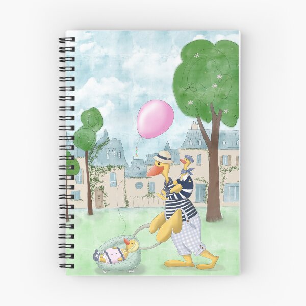 Item preview, Cute Sailor Ducks Family Walk | Whimsical Nursery Art designed and sold by The Whimsy Nest Art.