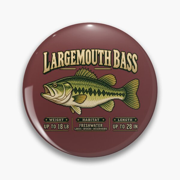 Item preview, LARGEMOUTH BASS designed and sold by KrungiT Design .