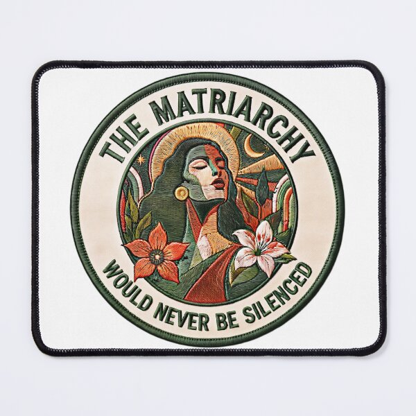 Item preview, The Matriarchy Would Never – Feminist Floral Bumper designed and sold by gear-posters.