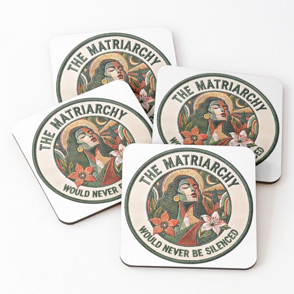 Item preview, The Matriarchy Would Never – Feminist Floral Bumper  designed and sold by gear-posters.