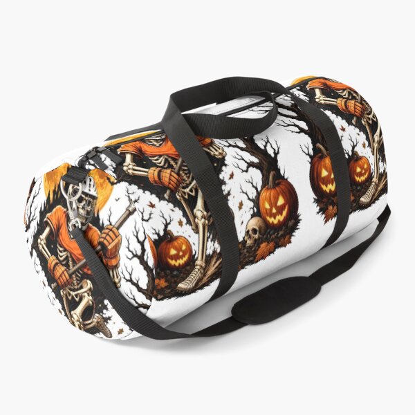Item preview, Halloween Lacrosse Skeleton Full Moon designed and sold by calicito.