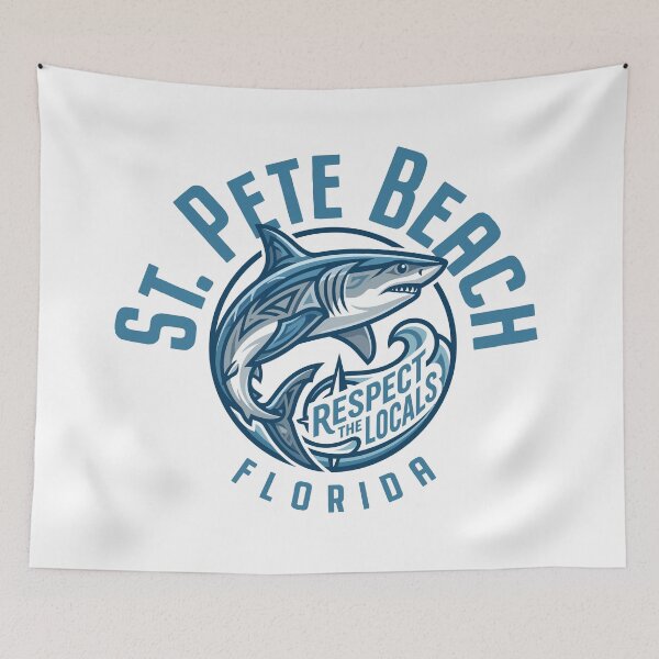 Item preview,  St. Pete BeachFlorida Shark Design designed and sold by Futurebeachbum.