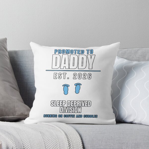 Item preview, Promoted To Daddy Sleep Deprived Division designed and sold by PeaksAndPrints.