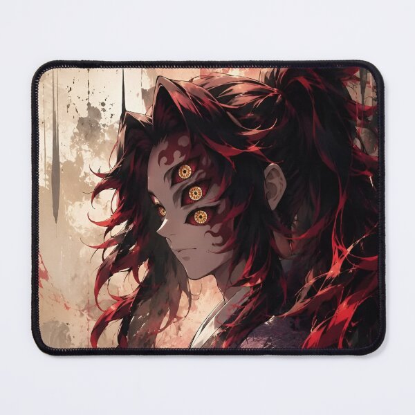 Item preview, Crimson Six-Eyed Demon Warrior – Dark Japanese Anime Inspired Art designed and sold by Dyan4.