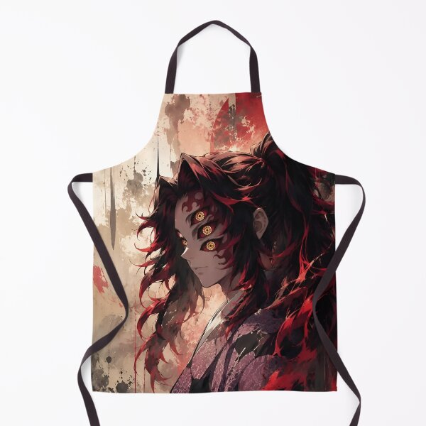 Item preview, Crimson Six-Eyed Demon Warrior – Dark Japanese Anime Inspired Art designed and sold by Dyan4.