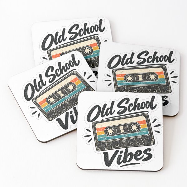 Item preview, Old School Vibes Retro Vintage Cassette Tape - 80s 90s Music Design designed and sold by Venloomzy.