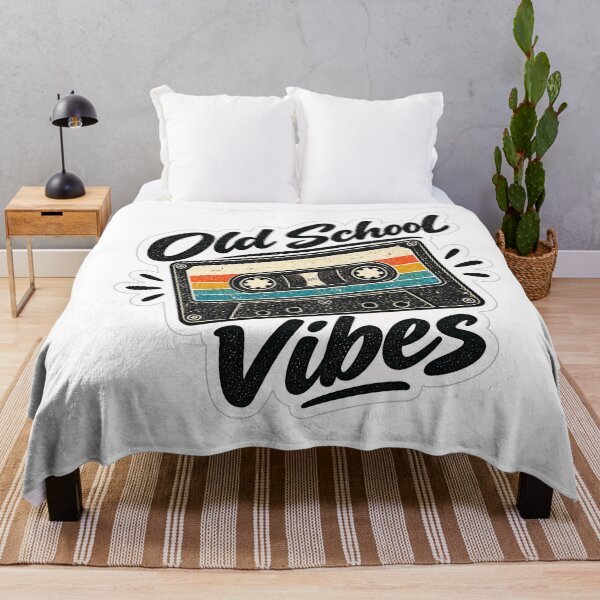 Item preview, Old School Vibes Retro Vintage Cassette Tape - 80s 90s Music Design designed and sold by Venloomzy.