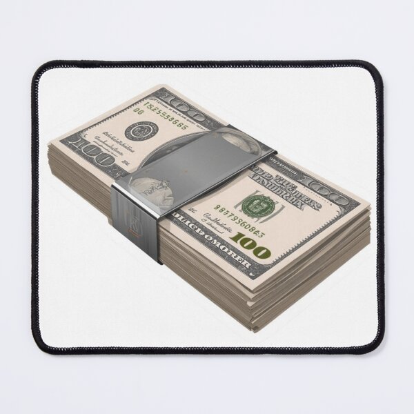 Item preview, Stack of Money with Silver Money Clip | Cash Wealth Finance Illustration designed and sold by Pandey14.