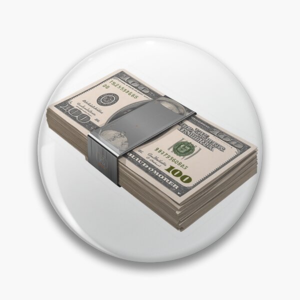 Item preview, Stack of Money with Silver Money Clip | Cash Wealth Finance Illustration designed and sold by Pandey14.
