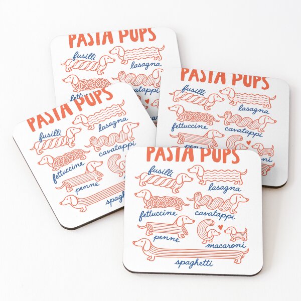 Item preview, Pasta Pups Dachshund Italian Noodle Parade designed and sold by KireVeronica.