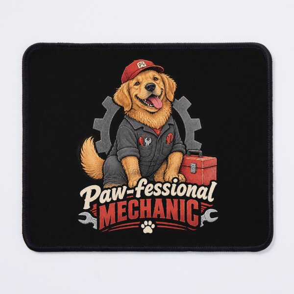 Item preview, Paw-fessional Mechanic designed and sold by Konvero.