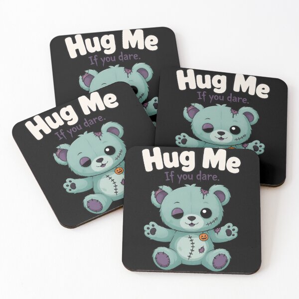 Item preview, Hug Me If You Dare Spooky Cute Halloween Zombie Bear designed and sold by T-version.