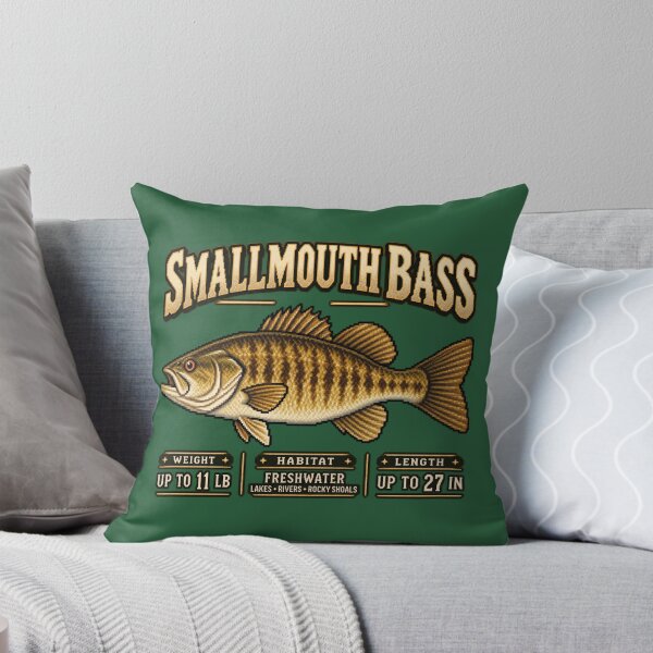 Item preview, SMALLMOUTH BASS designed and sold by KrungiT Design .