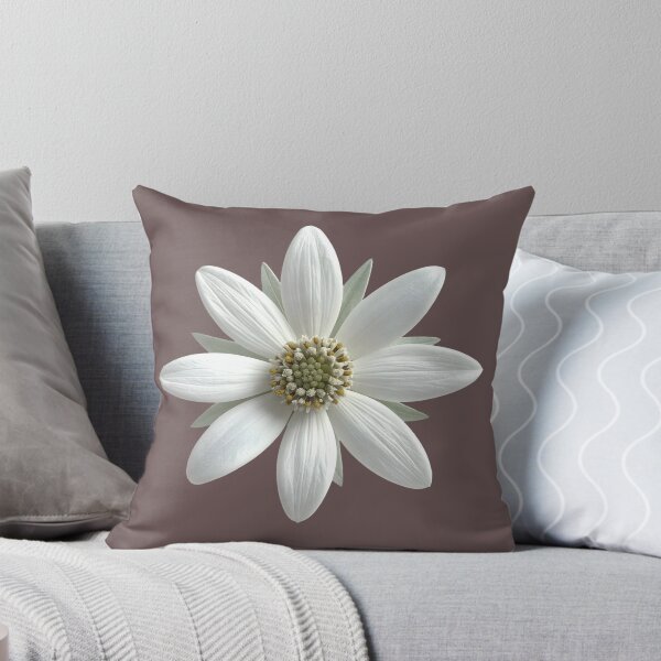 Item preview, Minimalist Mauve Brown Daisy Flower Floral Pattern designed and sold by ​Jyoti Digital Artist.