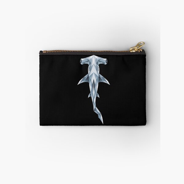 Item preview, hammerhead shark geometric polygon wall art designed and sold by ROUX-ART.