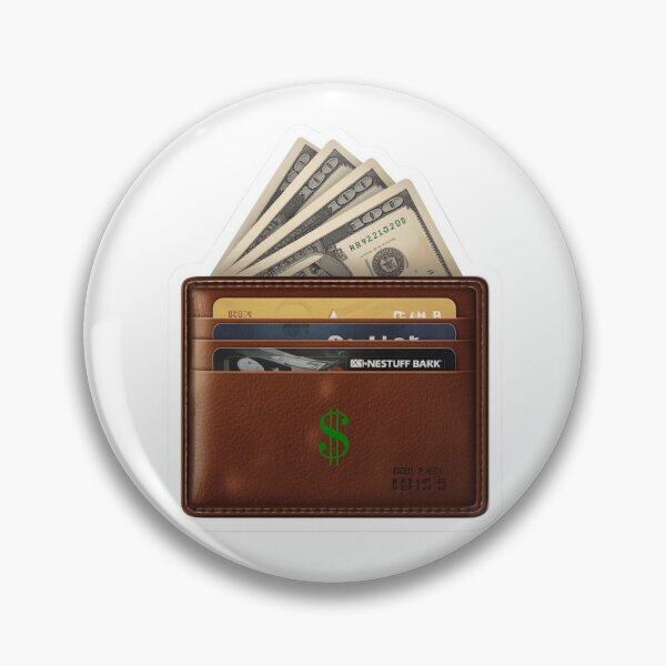 Item preview, Cash Filled Wallet with Dollar Bills | Money Finance Wealth Illustration designed and sold by Pandey14.