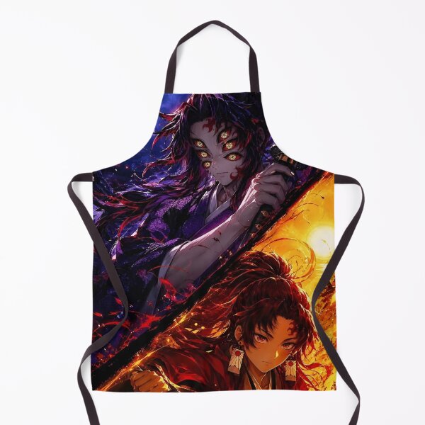 Item preview, Moonlit Demon and Flame Warrior – Japanese Dark Fantasy Anime Art designed and sold by Dyan4.