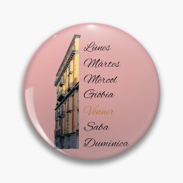 Item preview, Fetta di Polenta Turin - Authentic Days of the Week designed and sold by Torinostalgia.