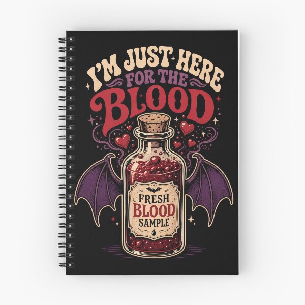 Item preview, Im Just Here For The Blood Funny Phlebotomist Lab Tech Halloween Design designed and sold by Aymanejed.