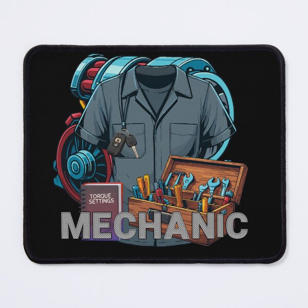 Item preview, Auto Mechanic illustration designed and sold by Rynasvz.