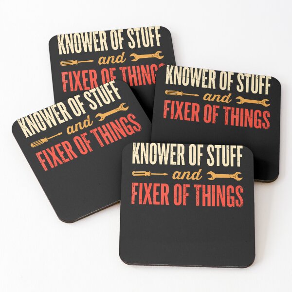 Item preview, Knower Of Stuff And Fixer Of Things designed and sold by Alzasshop.