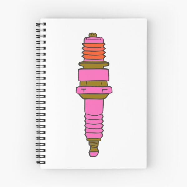 Item preview, Cute Pink Spark Plug Retro Automotive Engine Part Funny Mechanic Car Enthusiast Design designed and sold by Ikochane.