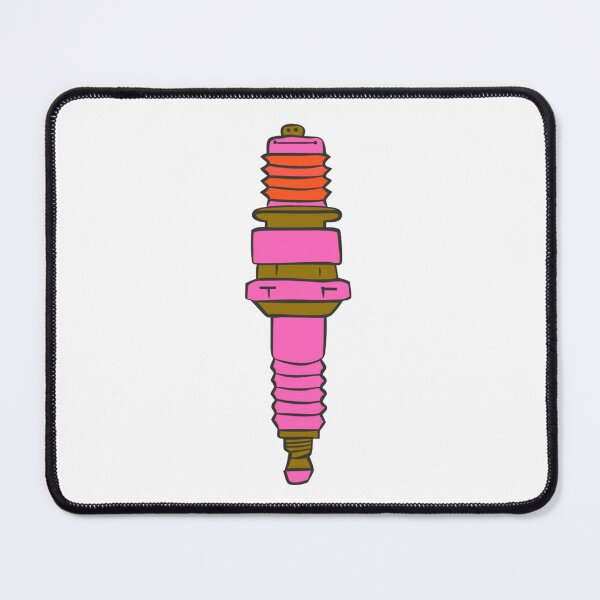 Item preview, Cute Pink Spark Plug Retro Automotive Engine Part Funny Mechanic Car Enthusiast Design designed and sold by Ikochane.