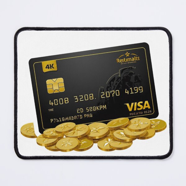 Item preview, Black Gold Credit Card & Coins | Luxury Money Finance Wealth Design designed and sold by Pandey14.
