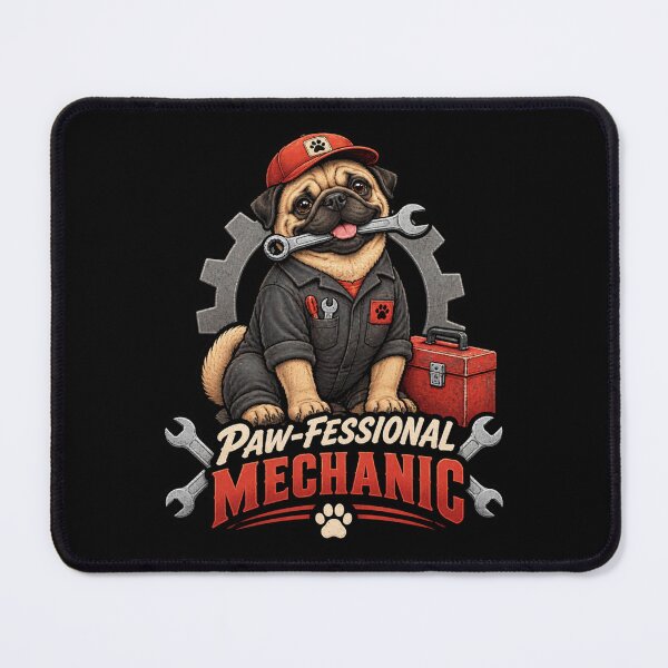 Item preview, Paw-fessional Mechanic designed and sold by Konvero.