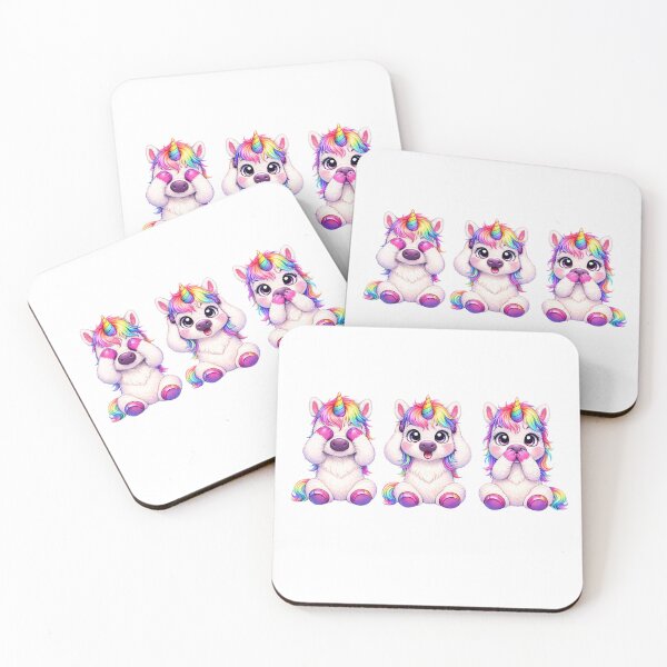 Item preview, Colorful Baby Unicorns: Three Wise Ones Collection  designed and sold by EscapeArtist13.