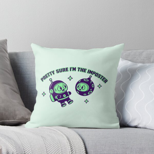 Item preview, Pretty Sure I'm The Imposter Cute Retro Astronaut Space Humor designed and sold by KungPowUnicorn.