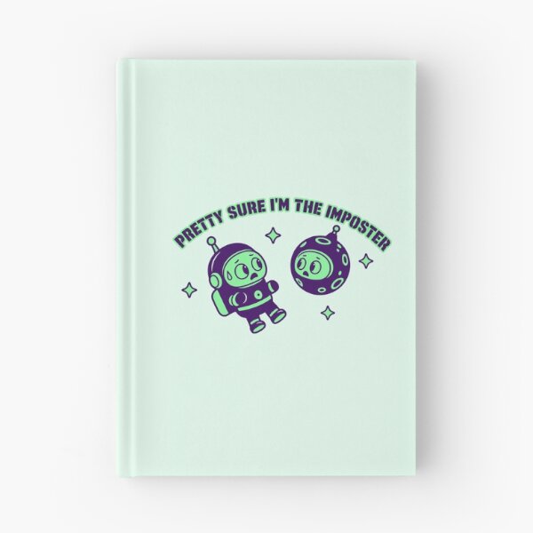 Item preview, Pretty Sure I'm The Imposter Cute Retro Astronaut Space Humor designed and sold by KungPowUnicorn.