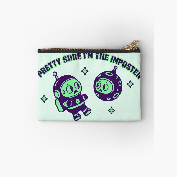 Item preview, Pretty Sure I'm The Imposter Cute Retro Astronaut Space Humor designed and sold by KungPowUnicorn.