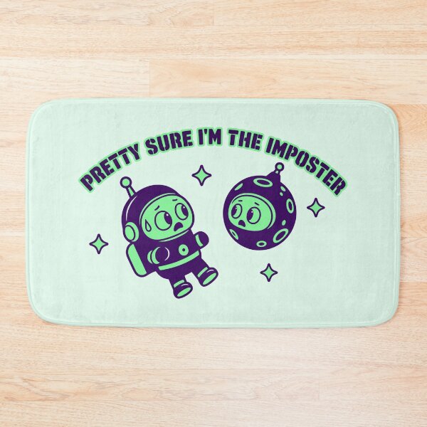 Item preview, Pretty Sure I'm The Imposter Cute Retro Astronaut Space Humor designed and sold by KungPowUnicorn.