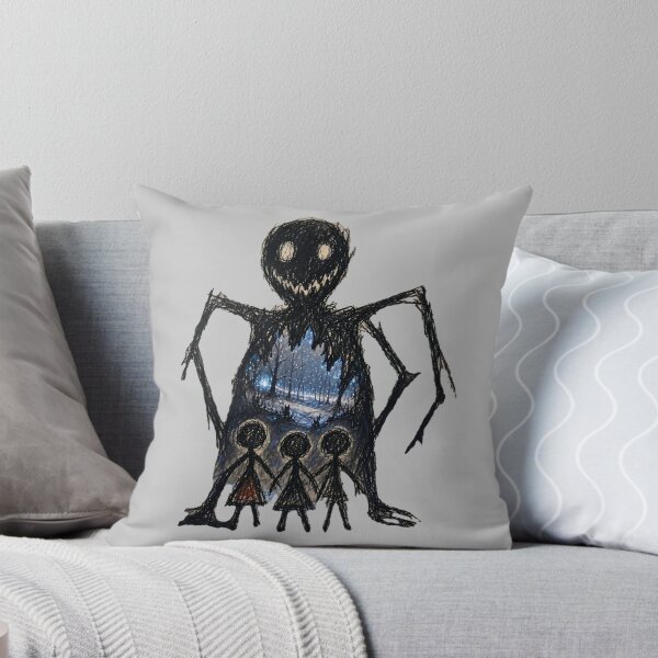 Item preview, Scribble Shadow Creature Winter Forest Children Art designed and sold by LujziWorld.