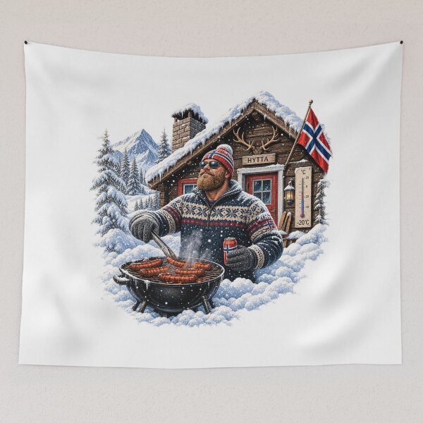 Item preview, Norwegian Winter BBQ at Minus 20 designed and sold by PRINTIONAL.