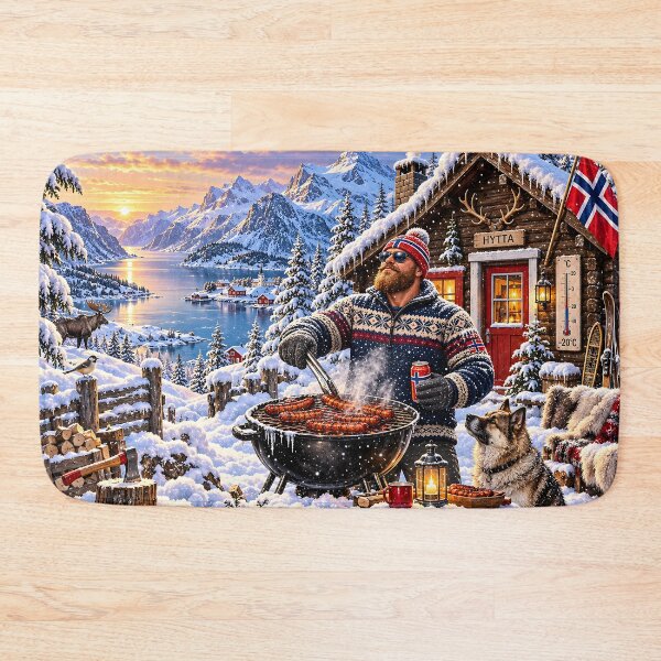 Item preview, Norwegian Winter BBQ at Minus 20 designed and sold by PRINTIONAL.