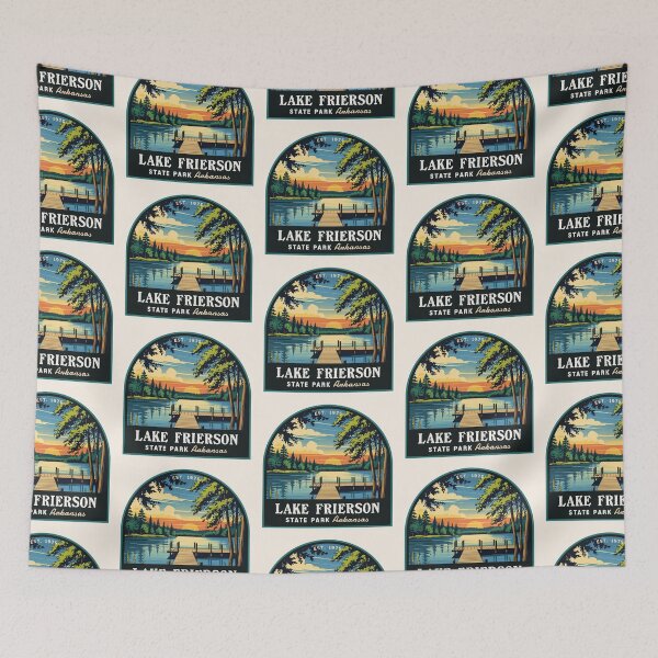 Item preview, Lake Frierson State Park (Arkansas), USA designed and sold by PinkandP.