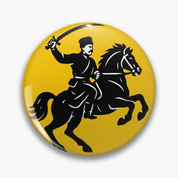 Item preview, Cossack Cavalry Warrior Symbolism | Eastern Europe, Ukraine History Insignia designed and sold by CoolHistoryMan.
