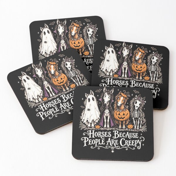 Item preview, Halloween Horses Because People Are Creepy Costume Group designed and sold by Alzasshop.
