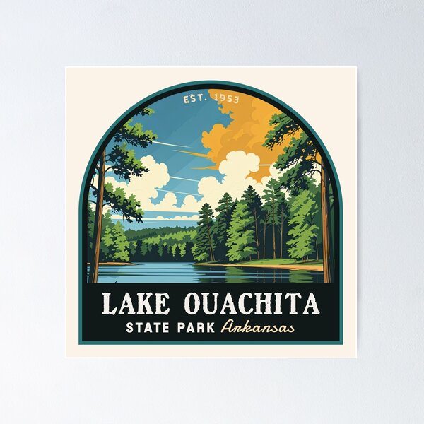 Item preview, Lake Ouachita State Park (Arkansas), USA designed and sold by PinkandP.
