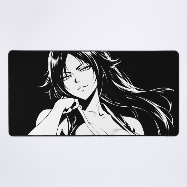 Item preview, Black and White Anime Woman – Elegant Monochrome Manga Aesthetic designed and sold by Dyan4.
