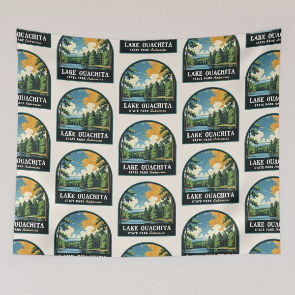 Item preview, Lake Ouachita State Park (Arkansas), USA designed and sold by PinkandP.