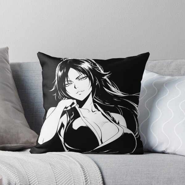 Item preview, Black and White Anime Woman – Elegant Monochrome Manga Aesthetic designed and sold by Dyan4.
