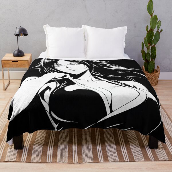Item preview, Black and White Anime Woman – Elegant Monochrome Manga Aesthetic designed and sold by Dyan4.