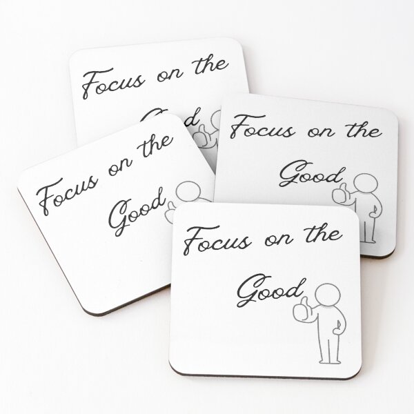 Item preview, Focus on the Good | Positivity & Optimism Line Art designed and sold by LensDyn™.