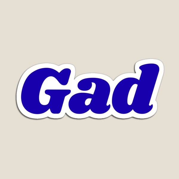 Item preview, Gad Name, Blue designed and sold by RedParker.