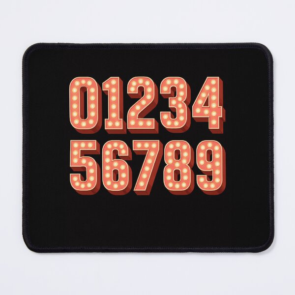 Item preview, Marquee Numbers Vintage Light Bulb Style Retro Set designed and sold by ROUX-ART.