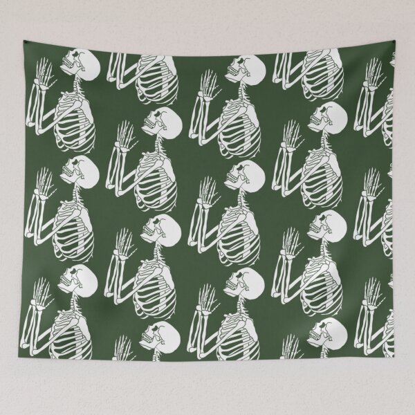 Item preview, Awith a Skeleton Front and Center. A Halloween Gift designed and sold by MarbetVillage.