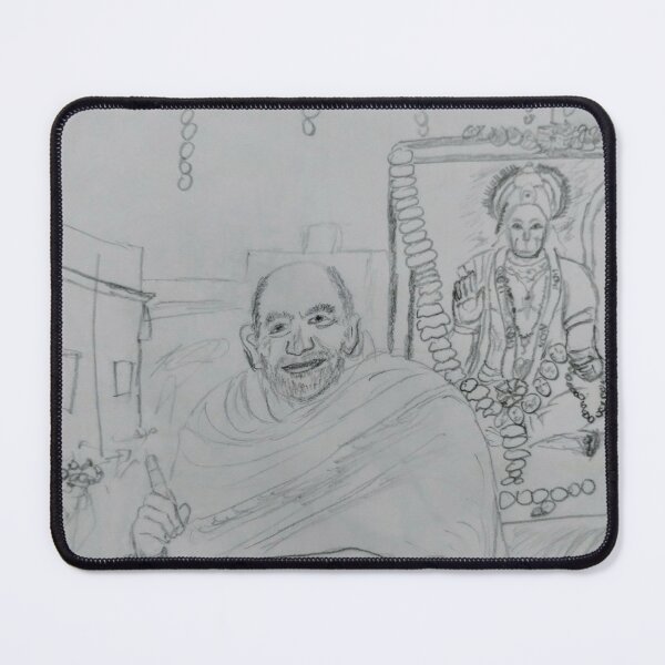 Item preview, Neem karoli baba drawing designed and sold by Jpcreations99.